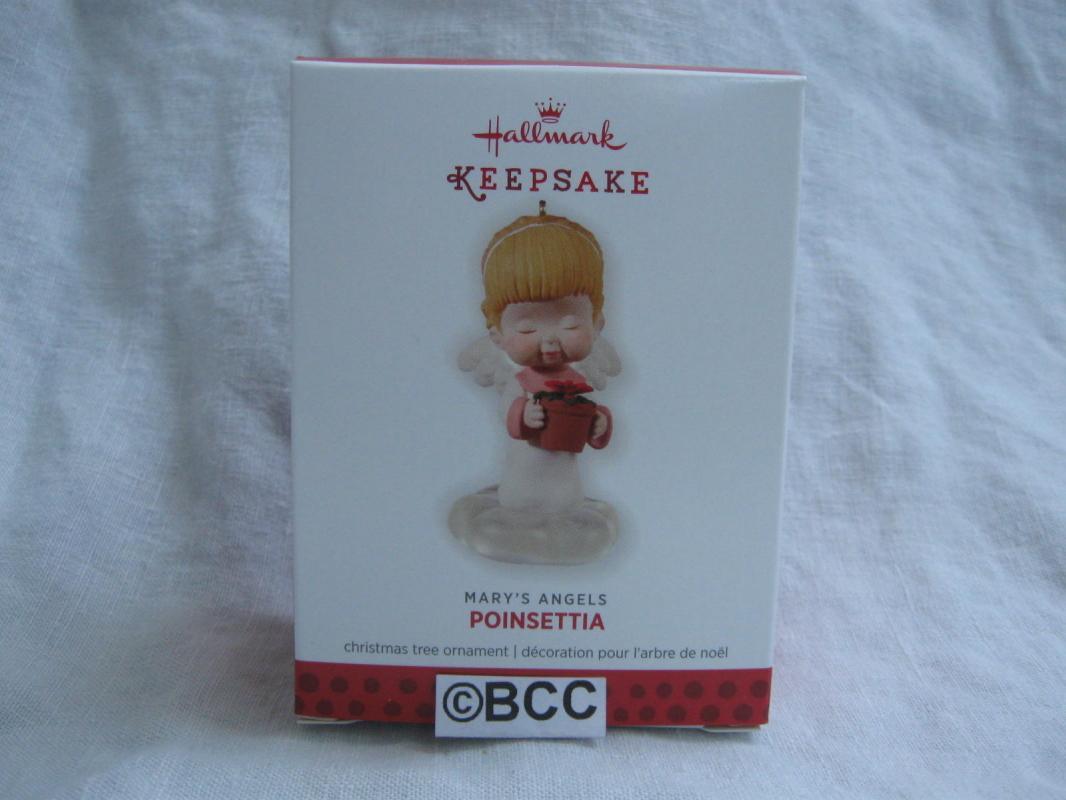 Hallmark 2013 Poinsettia 26th In Mary's Angels Series Christmas Ornament