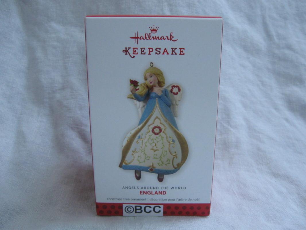 Hallmark 2013 England 3rd In Angels Around The World Series Christmas Ornament
