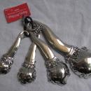 Ganz Set of Four Christmas Red Santa Hat Measuring Spoons