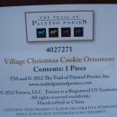 Trail of Painted Ponies Village Christmas Cookie Ornament Decorative