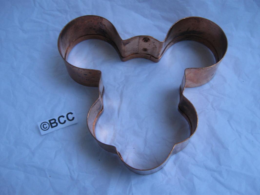Mickey Mouse Copper Cookie Cutter