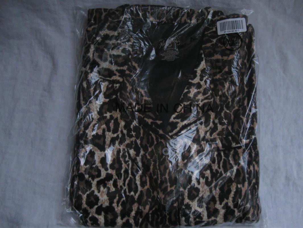 Nick & Nora Leopard Pajamas PJ's Sexy Valentine's Day Womens New Size XXL
