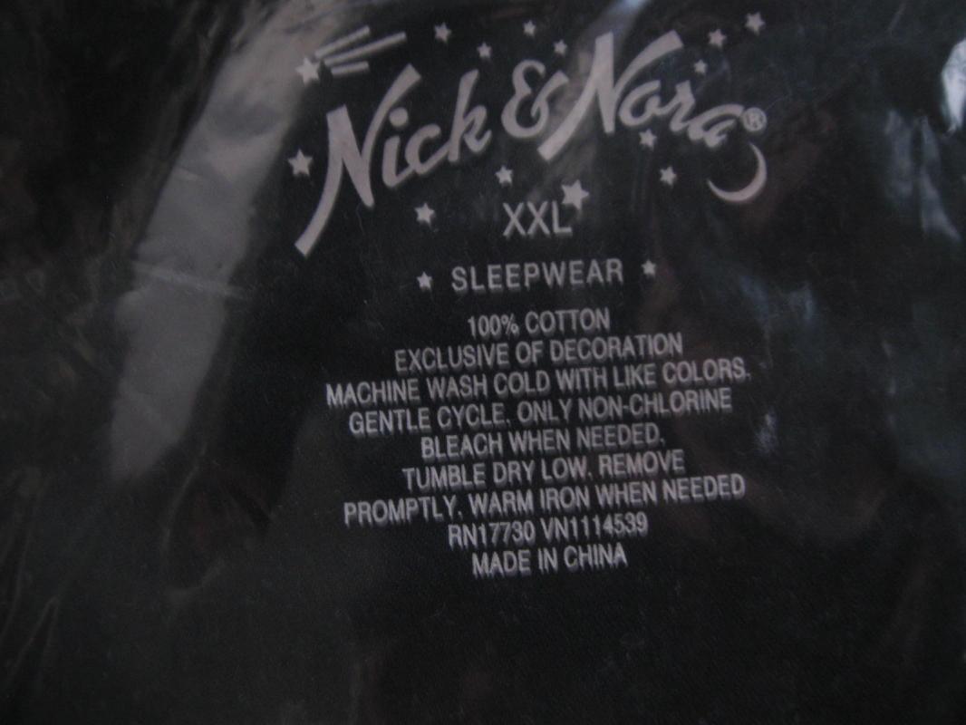 Nick & Nora Leopard Pajamas PJ's Sexy Valentine's Day Womens New Size XXL