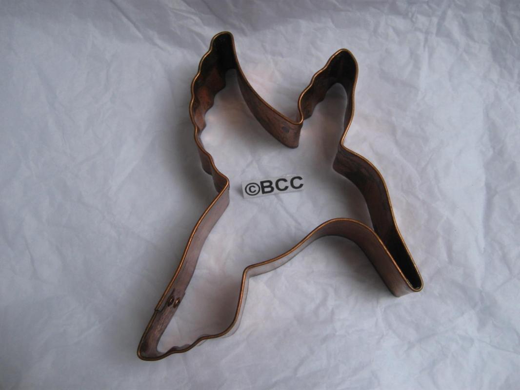 Copper Hummingbird Cookie Cutter Large