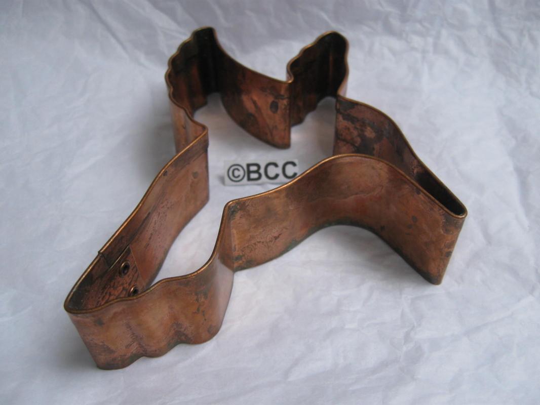 Copper Hummingbird Cookie Cutter Large