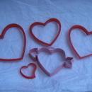 5 Wilton Hallmark Heart Arrow Valeintine Hearts Valentine's Day Cookie Cutters