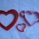 5 Wilton Hallmark Heart Arrow Valeintine Hearts Valentine's Day Cookie Cutters