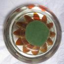 Large Concave Gold Star Paperweight or Candy Dish