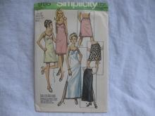 New Vintage Simplicity 9115 Lingerie Slips Sewing Pattern Miss 14