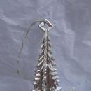 5 Vintage Silver Plastic Snowflakes In 2 Different Shapes or Styles Christmas Ornaments
