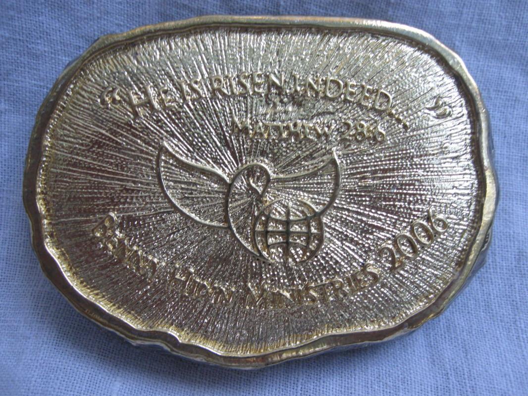 He Is Risen Indeed Jesus Christ Resurrection Trinket Box Soldiers 2006 Hinn Ministries