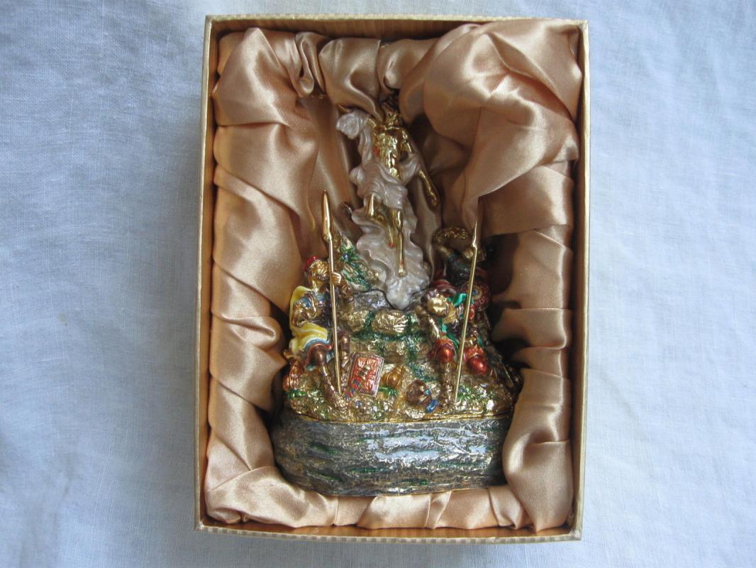 He Is Risen Indeed Jesus Christ Resurrection Trinket Box Soldiers 2006 Hinn Ministries