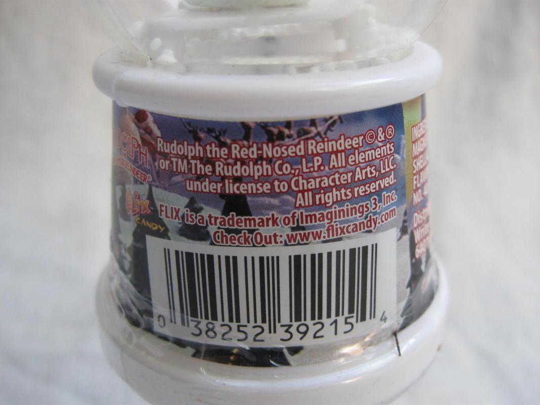Bumble The Anominable Snowman Snowglobe with Candy Stars Rudloph The Red Nosed Reindeer Character