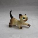 Miniature Porcelain Siamese Kitten Kitty Cat