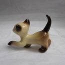Miniature Porcelain Siamese Kitten Kitty Cat