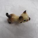 Miniature Porcelain Siamese Kitten Kitty Cat