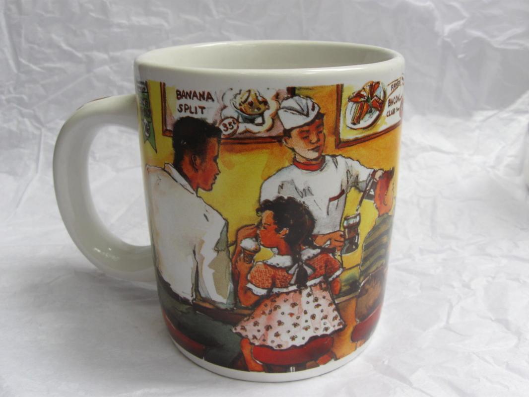 2002 Walgreen 1940's Soda Fountain Commemorative Mug by Elina Belgorodsky
