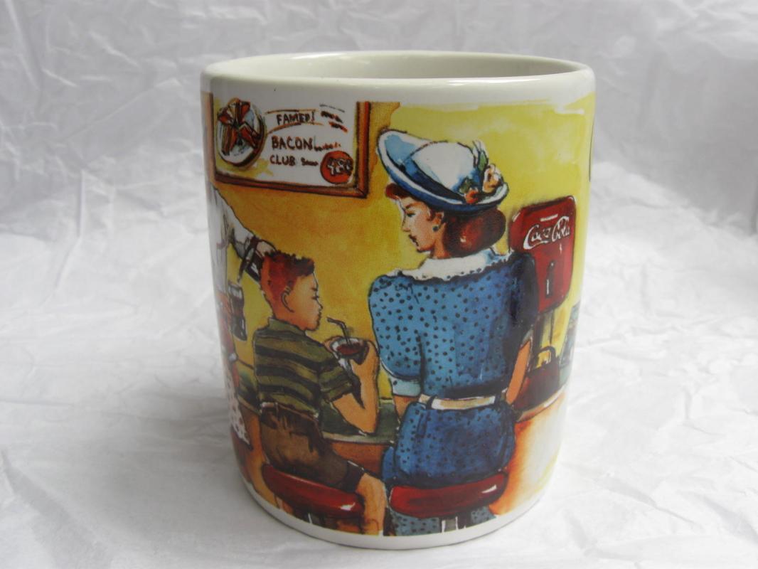 2002 Walgreen 1940's Soda Fountain Commemorative Mug by Elina Belgorodsky