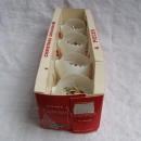 Vintage Jewelbrite Flora Bells Round Colored Christmas Diorama Ornaments In Box
