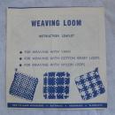 Vintage Handicraft Weaving Loom Plus Instructions