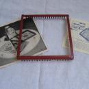 Vintage Handicraft Weaving Loom Plus Instructions