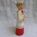 Vintage Christmas Choir Boys With Dirty Faces Candle Holder Carolers Schmid Bros
