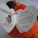2 Ty Cocoa Presley Reese's Orange & Brown Retired Elvis Teddy Bears