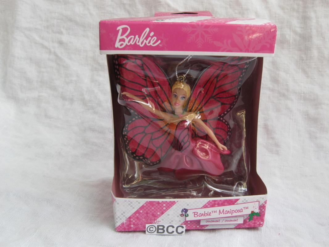 Carlton American Greetings Barbie Mariposa Butterly Fairy 2013 Christmas Ornament