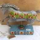Jim Shore Dappled Grey Running Horse A Day In The Country Figurine
