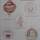 24 Vintage Pyramid Pink Satin Sheen Christmas Ornaments In Original Boxes 2 Sizes