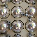 33 Vintage Silver Glass Shiny Brite Noelle USA Ornaments