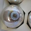33 Vintage Silver Glass Shiny Brite Noelle USA Ornaments
