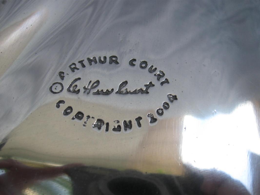 2004 Arthur Court Horse Platter Plate Black Eye