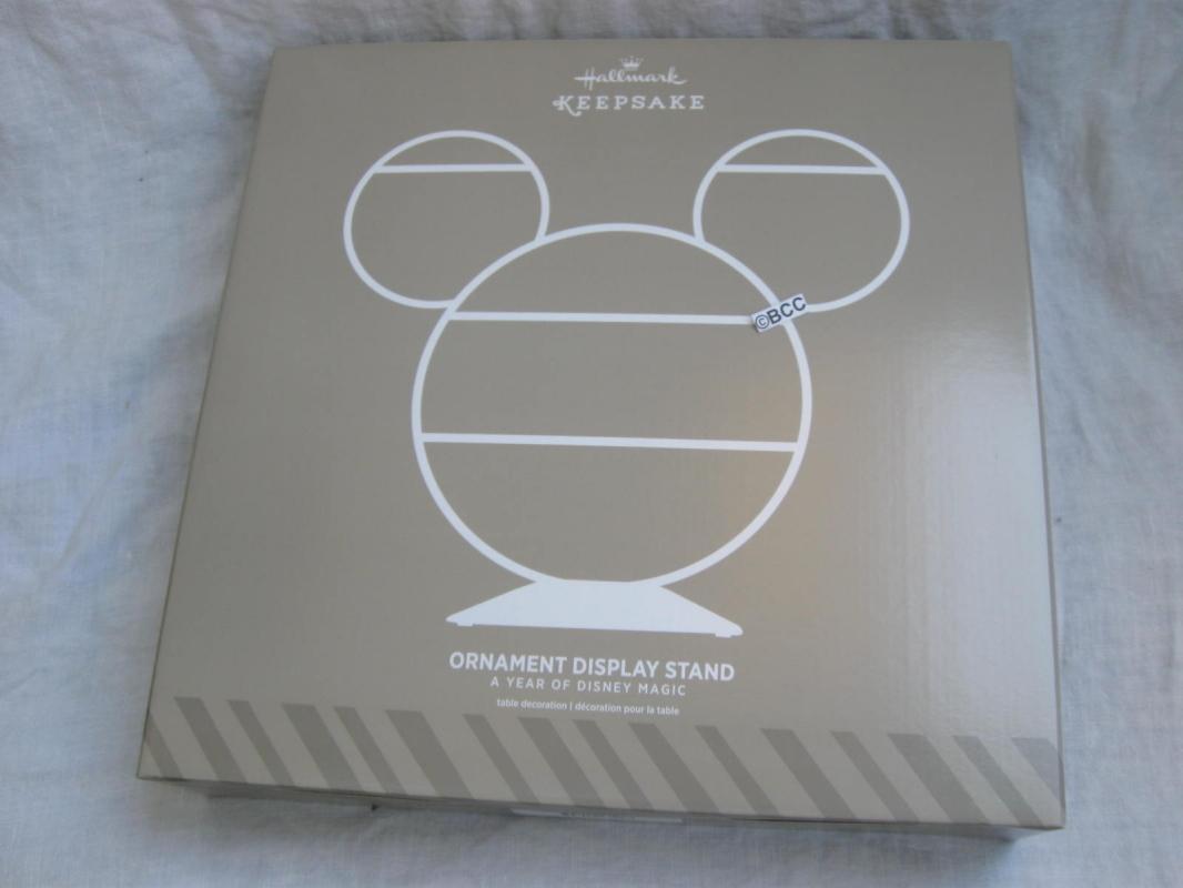 Hallmark 2014 Mickey Mouse Ornaments Display Stand New Christmas