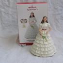 Hallmark 2014 Scarlett's White Dress Gone With The Wind Limited Ornament GWTW Scarlett