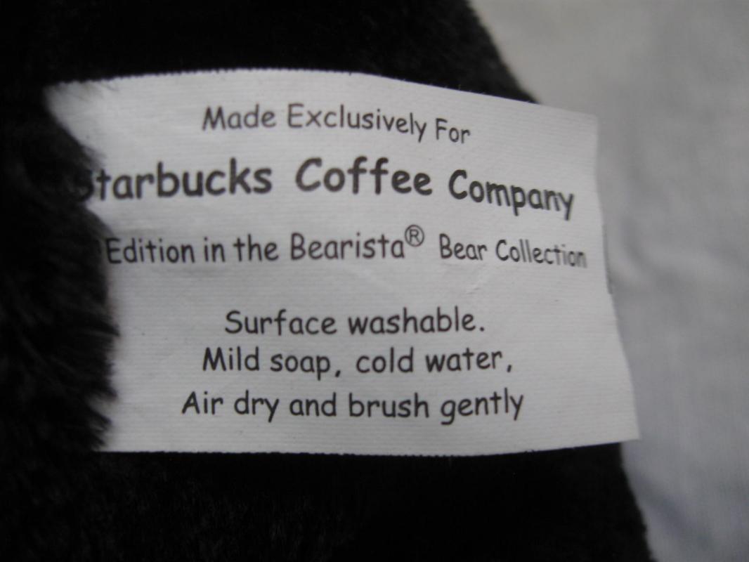 Starbucks Halloween Bearista Bear Bat 2003 Plush