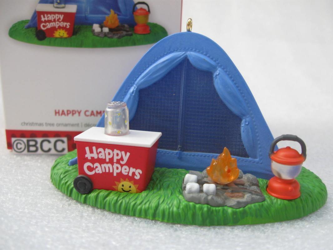 Hallmark 2013 Happy Campers Magic Light Christmas Ornament