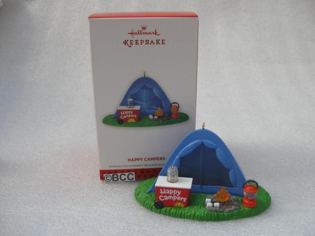 Hallmark 2013 Happy Campers Magic Light Christmas Ornament