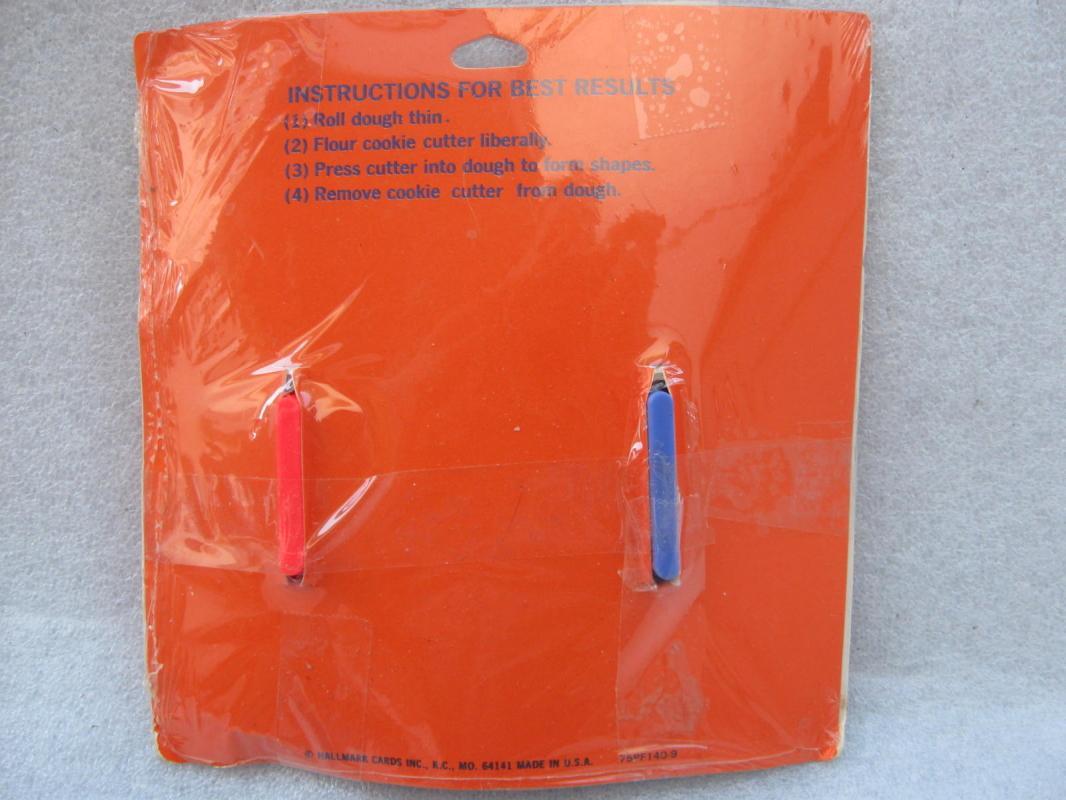 New Vintage Hallmark Raggedy Ann & Raggedy Andy Cookie Cutters In Original Package
