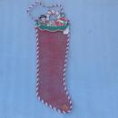 New Vintage Net Christmas Stocking Western Theme - 5 Available
