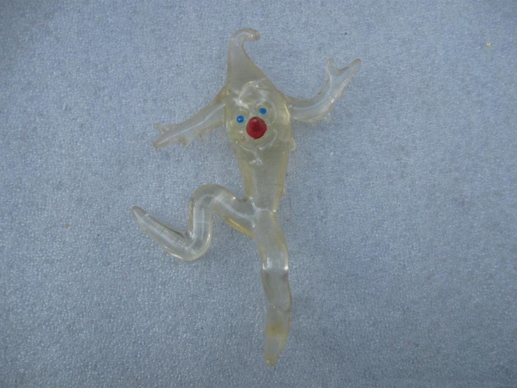 Vintage Icicle Man Ornament Red Big Boobs