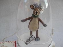 Hallmark Happy Tapper Reindeer Tabletop Display Magic Movement & Music