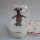Hallmark Happy Tapper Reindeer Tabletop Display Magic Movement & Music