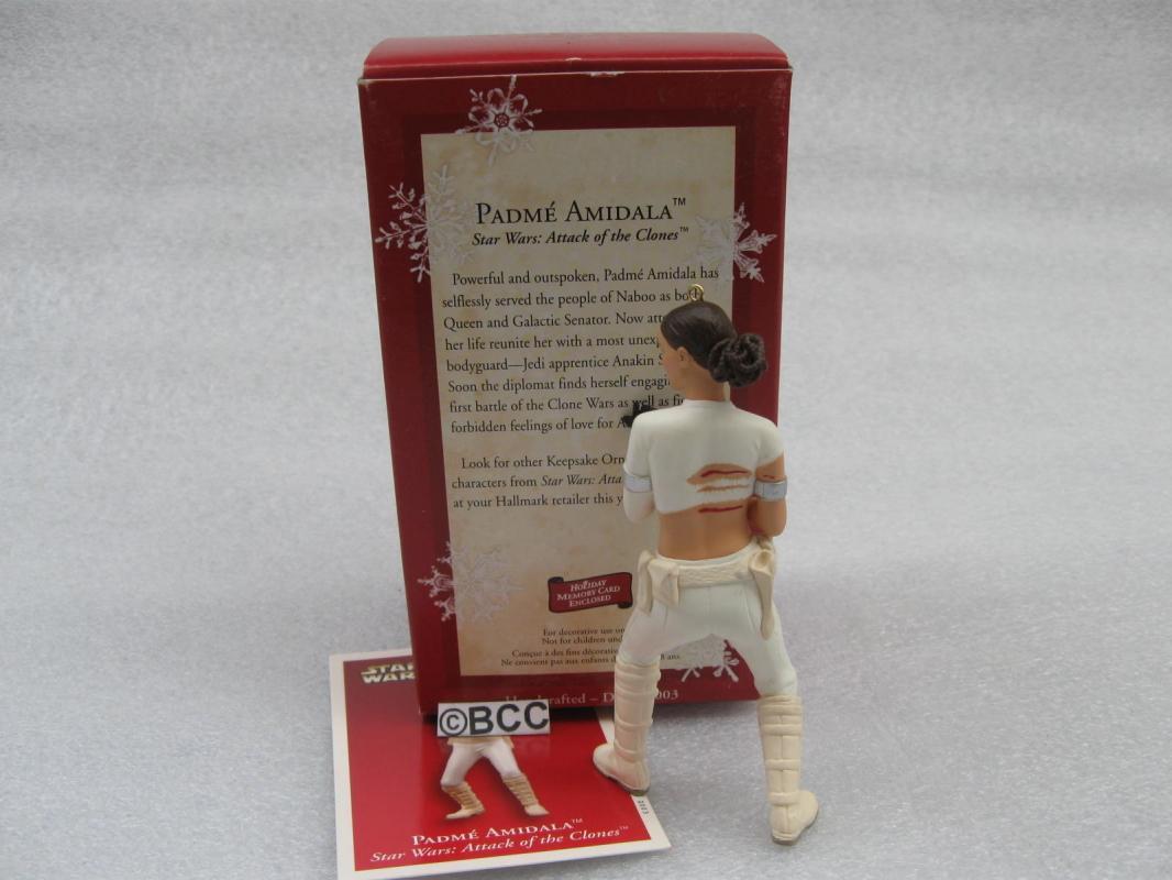 Hallmark 2003 Padme Amidala Star Wars Attack Of The Clones Christmas Tree Ornament
