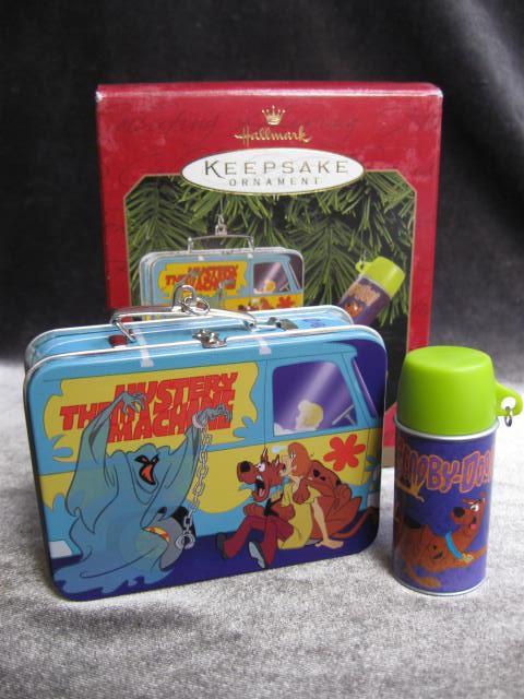 Hallmark 1999 Scooby Doo Lunch Box Set - Set of 2 Christmas Tree Ornaments