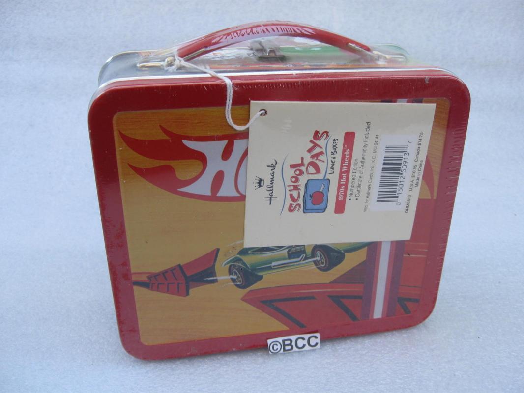 New Hallmark 1997 Hot Wheels School Days Lunch Box Lunchbox In Original Shrink Wrap