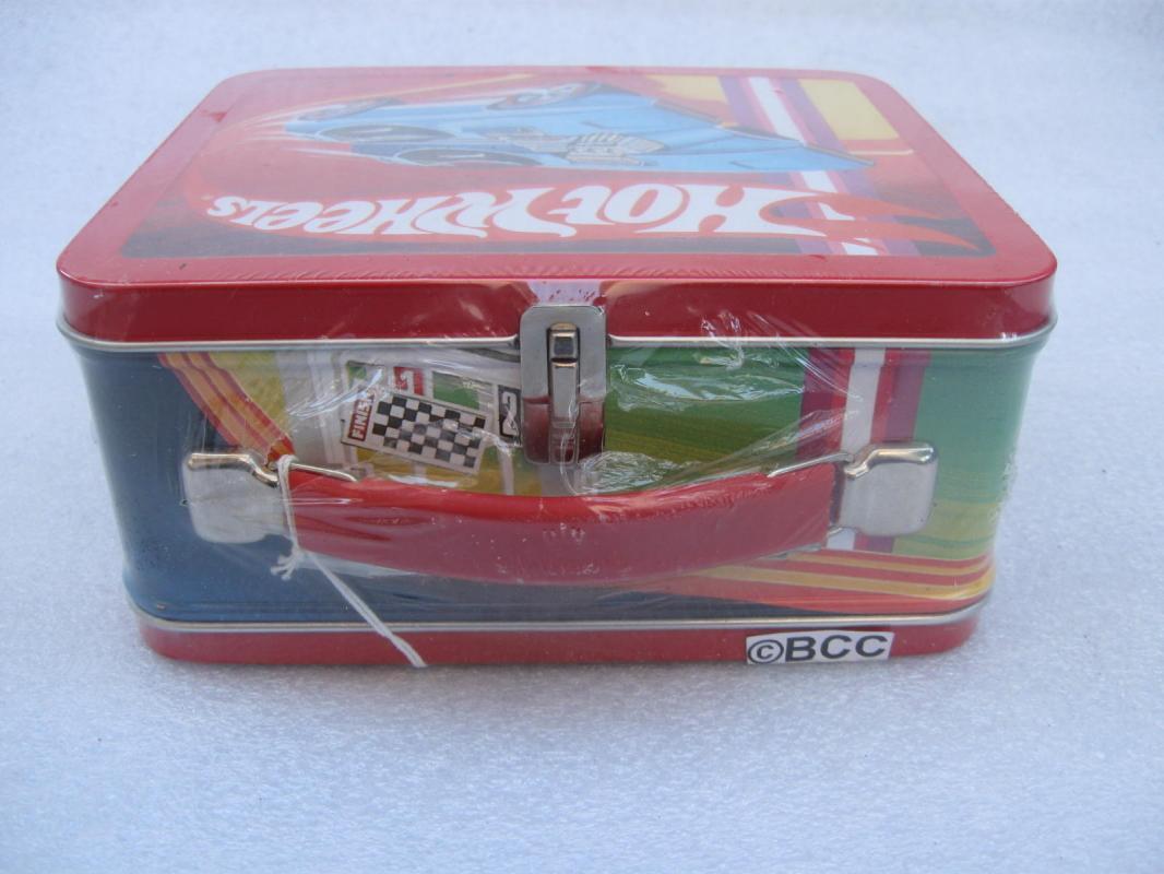 New Hallmark 1997 Hot Wheels School Days Lunch Box Lunchbox In Original Shrink Wrap
