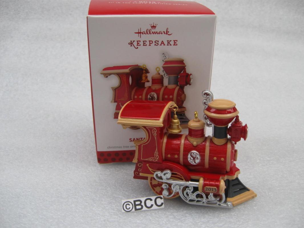 Hallmark 2013 Santa Certified Locomotive Train 1st In Series Christmas Ornament