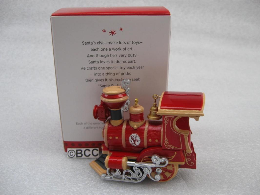 Hallmark 2013 Santa Certified Locomotive Train 1st In Series Christmas Ornament