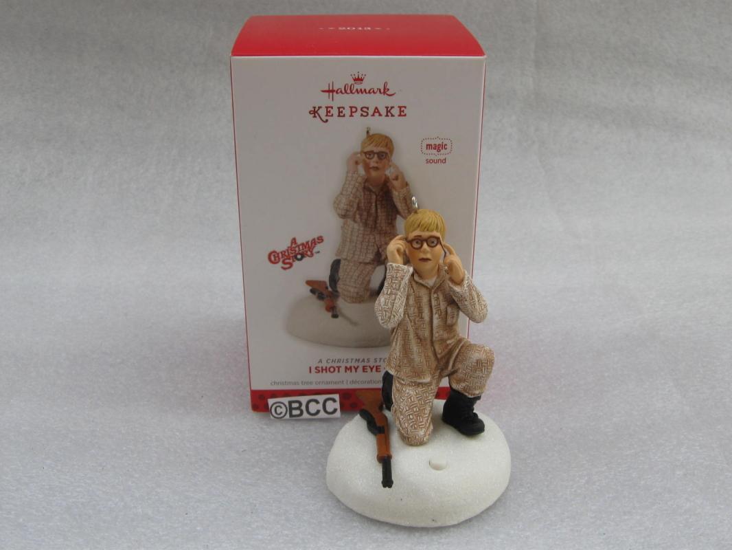 Hallmark 2013 I Shot My Eye Out Ralphie A Christmas Story Magic Sound Ornament